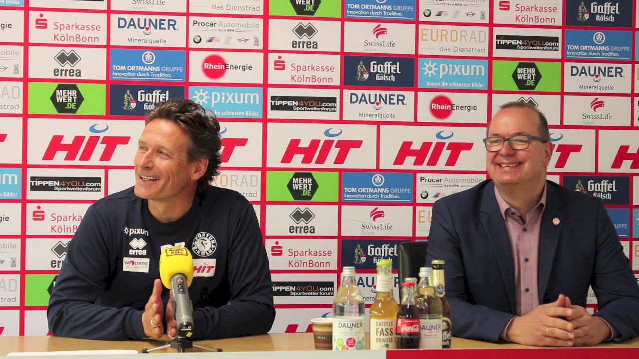 Pressekonferenz vor dem Spiel gegen Meppen