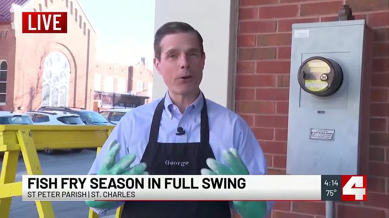 Fish Fry Friday: Chief Meteorologist Steve Templeton visits St. Peter Parish in St. Charles