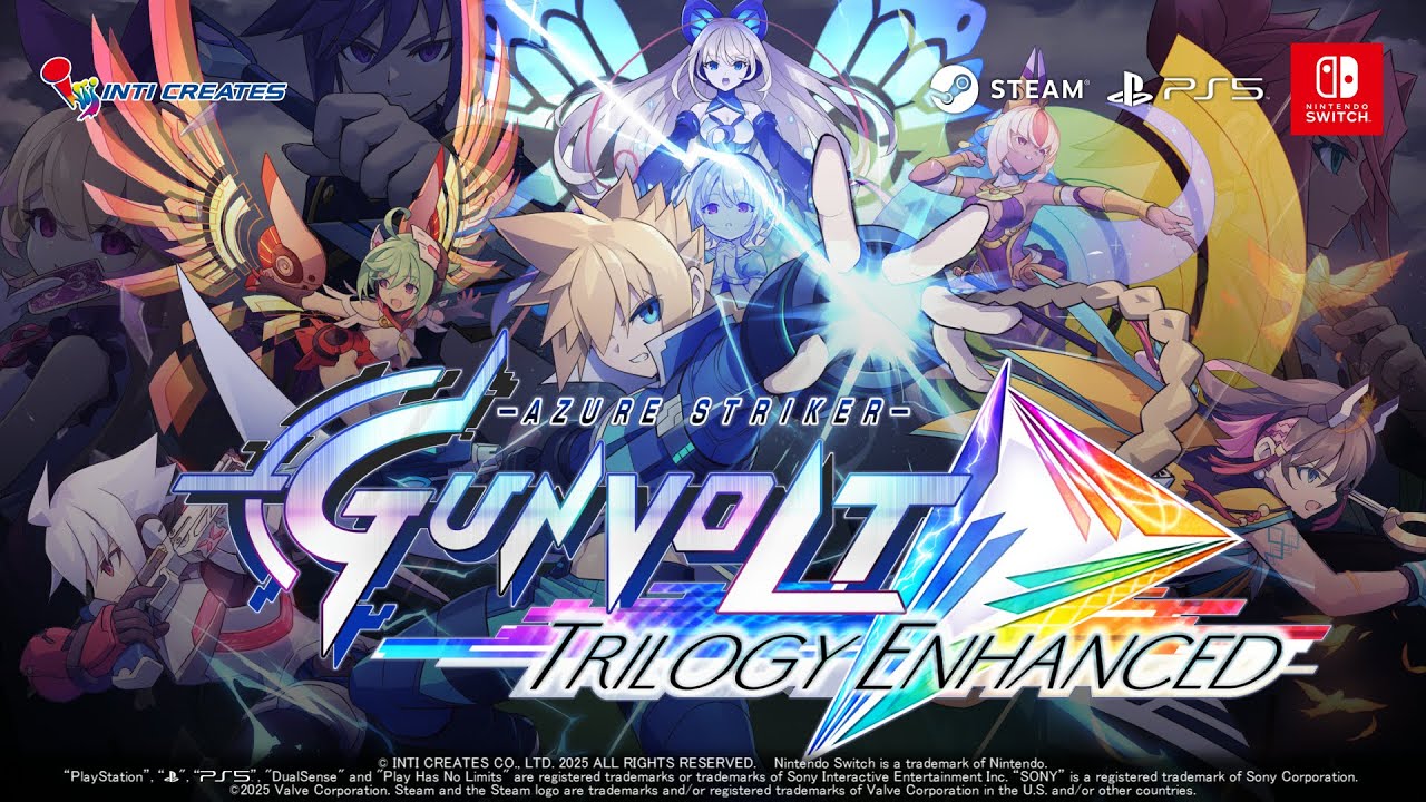 Azure Striker Gunvolt Trilogy Enhanced — трейлер запуска