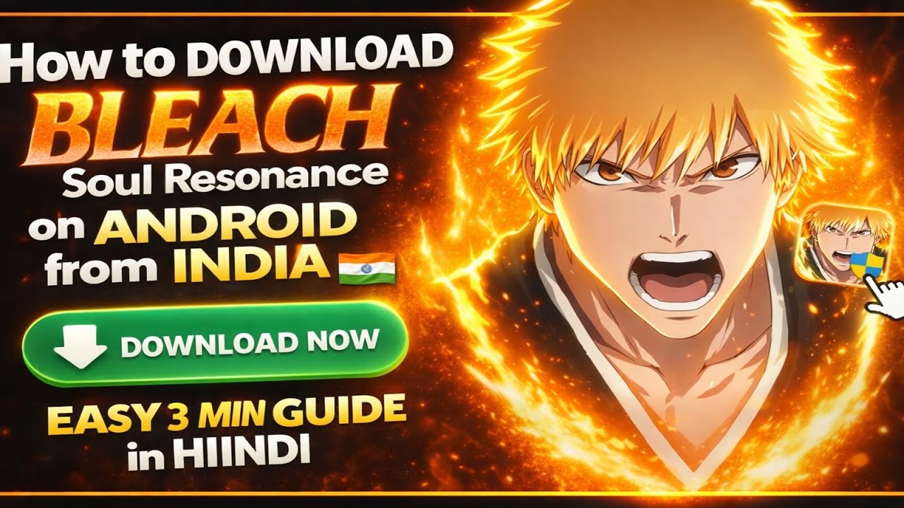 BLEACH Soul Resonance Android Download INDIA | 3-Minute Easy Tutorial!