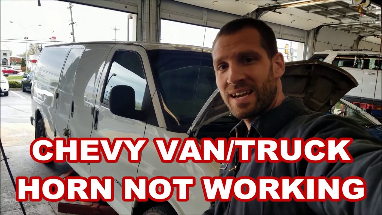 HORN NOT WORKING fast fix/diag Chevy Express Van / Truck c k g remove horn pad