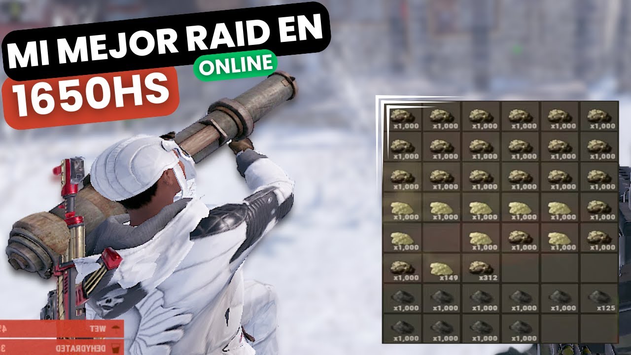 Raideamos ONLINE el 1er dia de wipe! - RUST LATINO