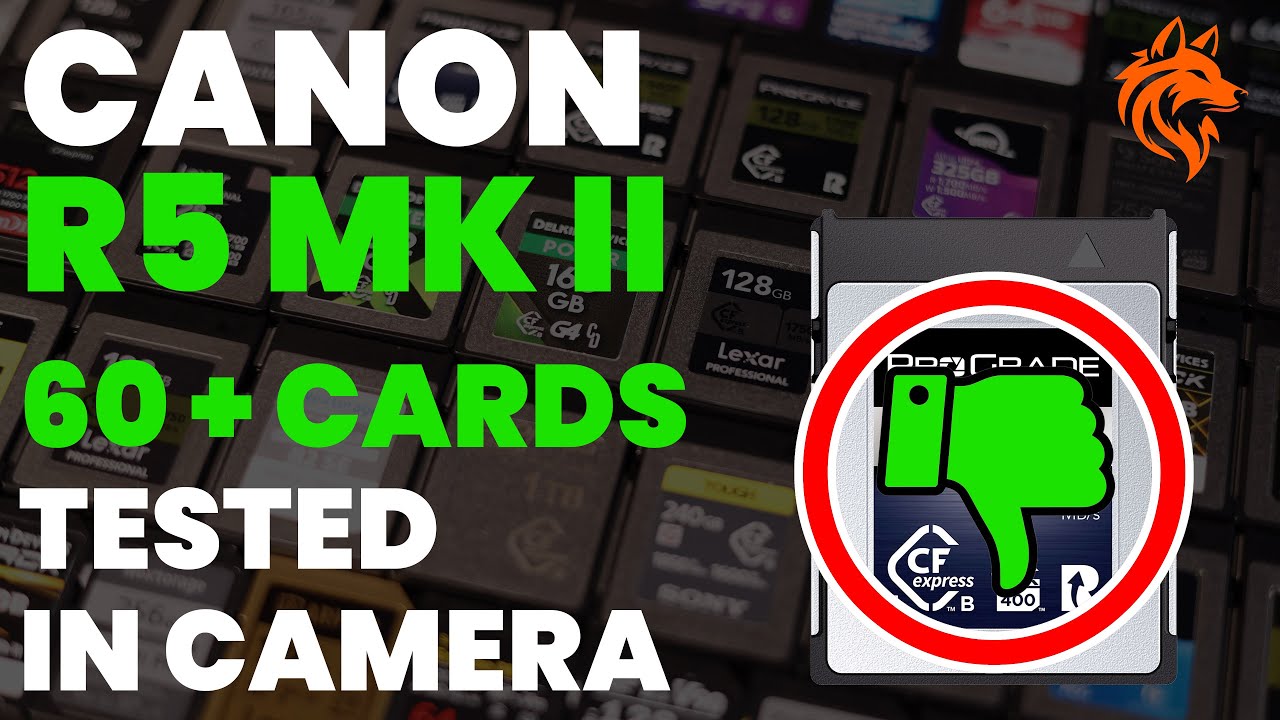Ultimate Canon R5 II Memory Card Guide - 60+ Cards Tested In Camera!