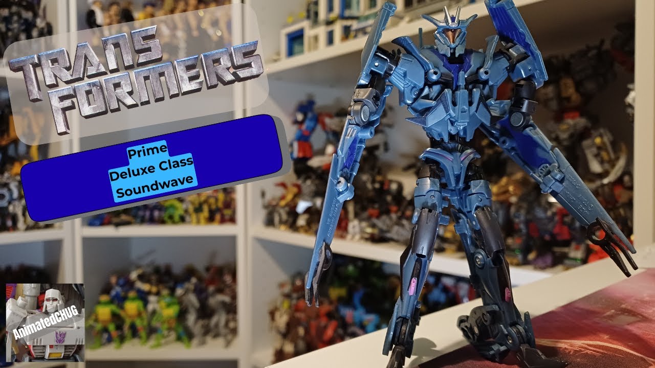 Обзор Transformers Prime - Deluxe Class Soundwave - AnimatedCHUG #transformers