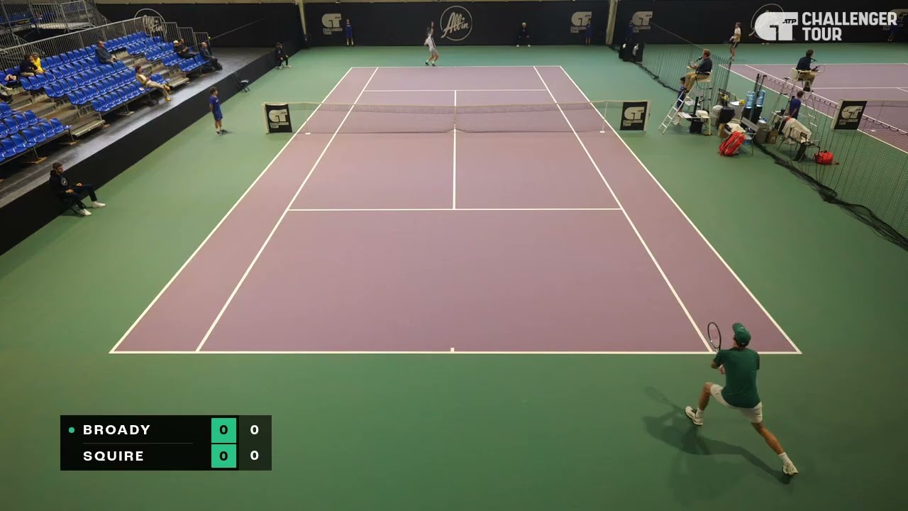 Liam Broady (GBR) Vs Henri Squire (GER) // 3-3 // ALL IN OPEN Auvergne-Rh&ocirc;ne-Alpes