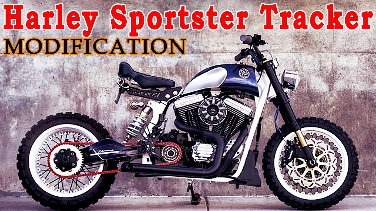 Harley Sportster Tracker Modified JSK Moto Co || OTOMODIEF TV