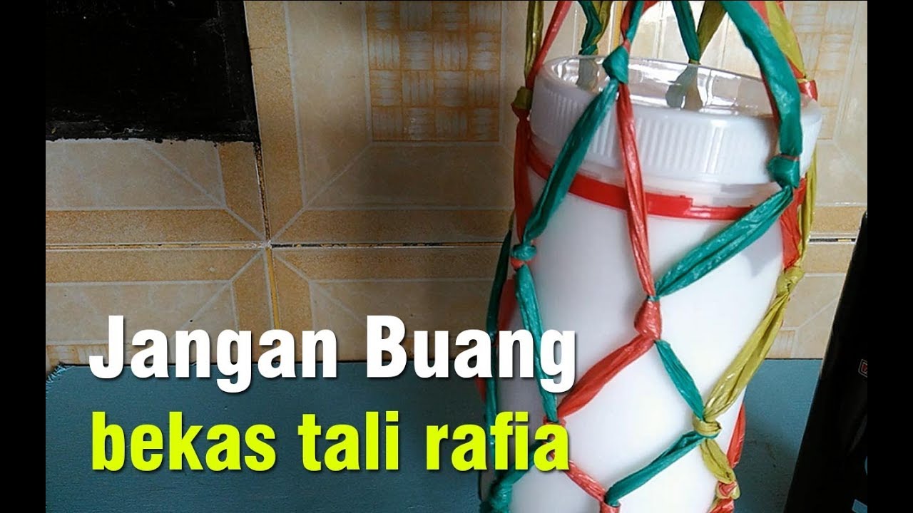 DIY // Keranjang dari Tali Rafia // ayah kreatif