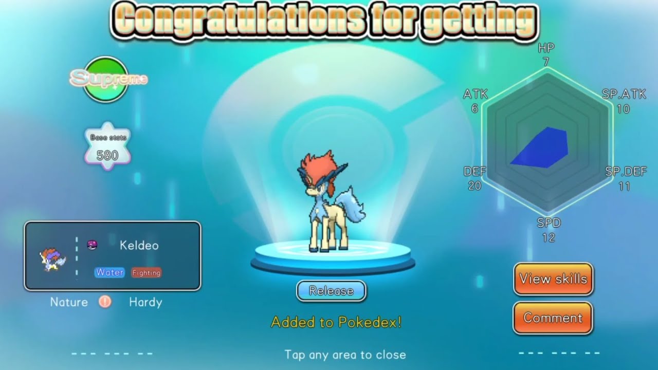 How to catch keldeo free supreme pokemon in pocket pixel game