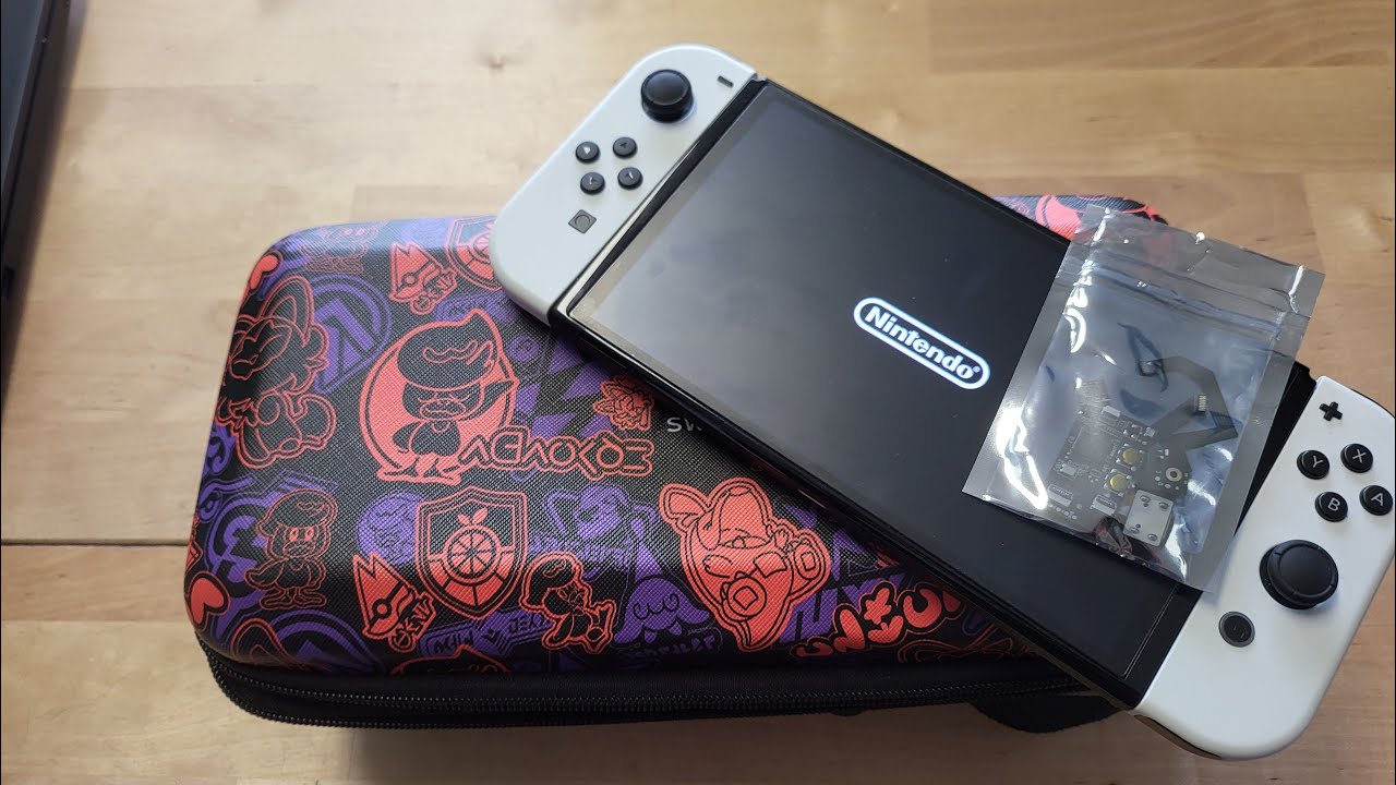 Pose de puce Picofly sur Nintendo OLED #CA 306