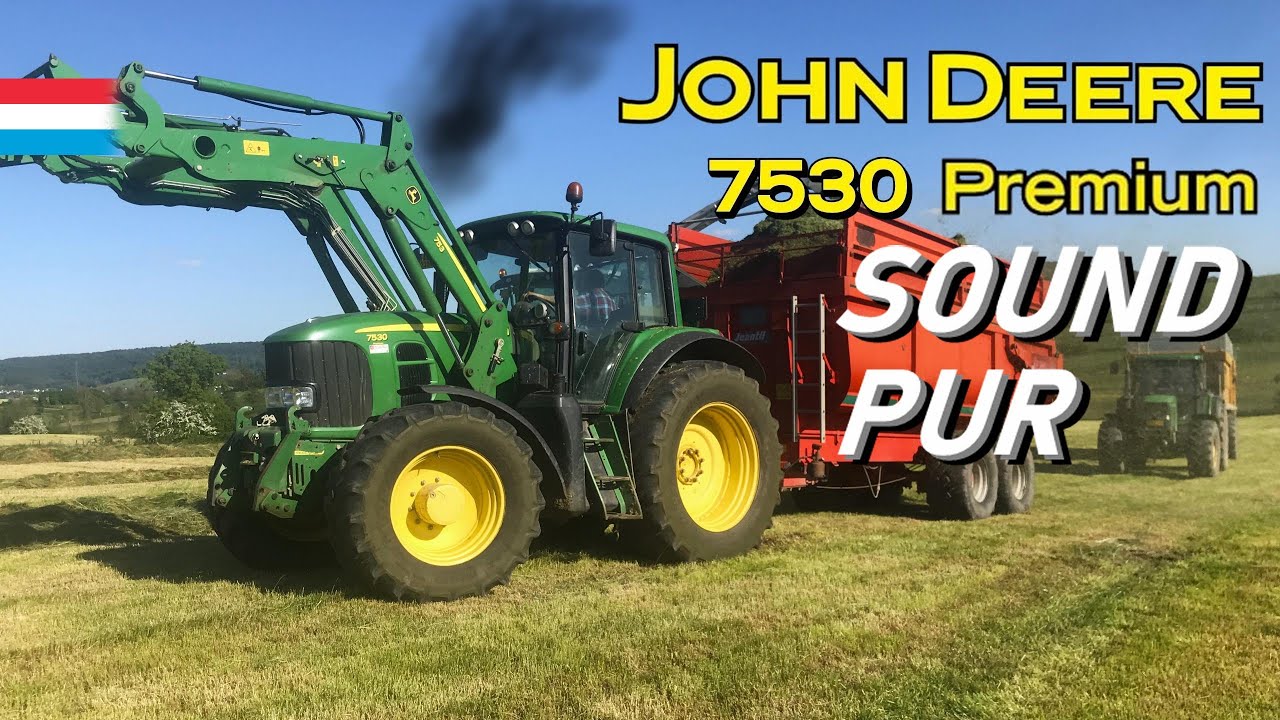 [Sound pur] John Deere 7530 | Luxemburg 2020-22