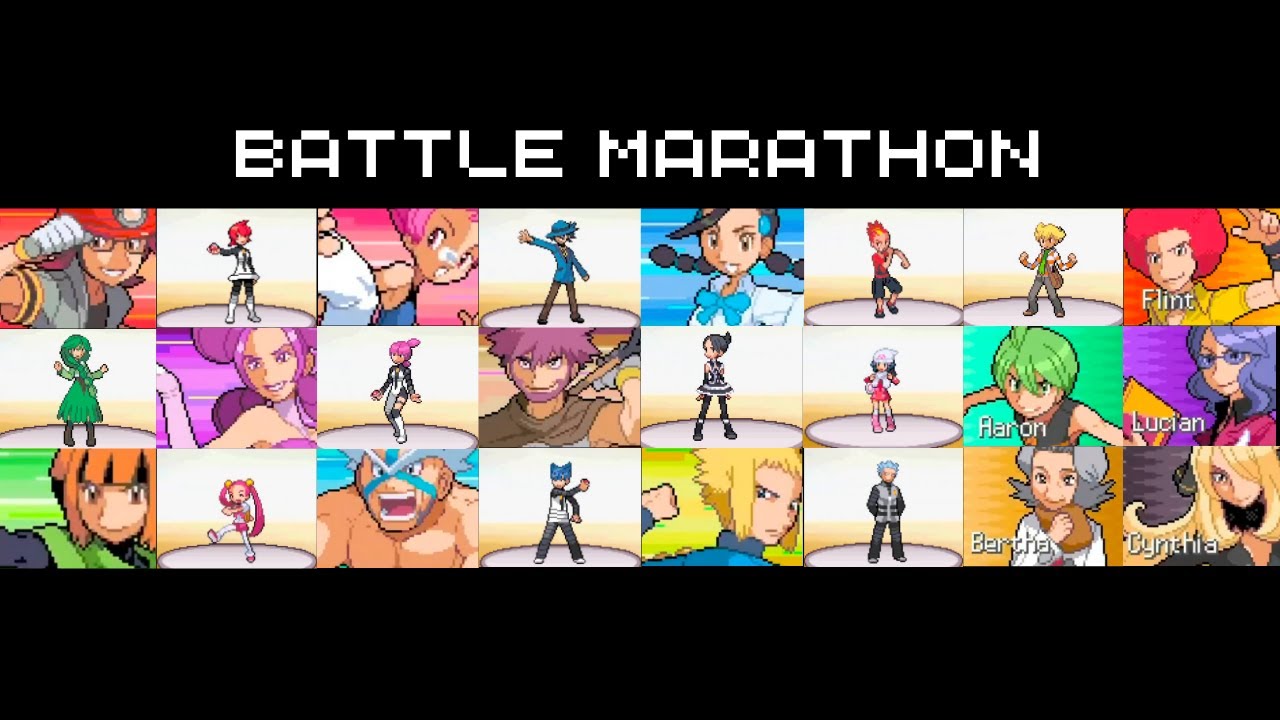 Pokemon Renegade Platinum [Postgame] - 24-Battle Marathon (EVless, No Items, Set Mode)