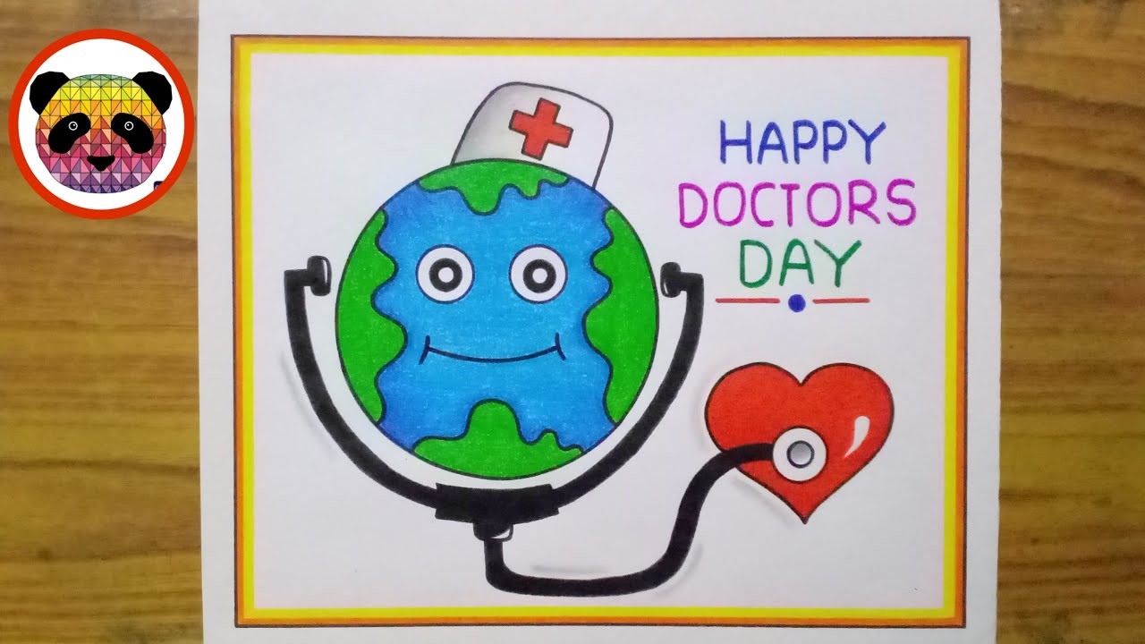 Doctor's Day Drawing / National Doctor's Day Drawing / World Doctor's Day Poster Drawing / Doctor