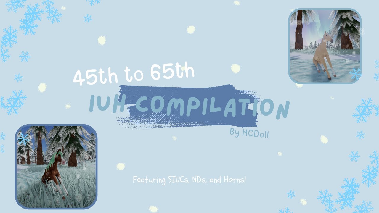 End of 2025 - 45th to 65th SC IUH Compilation! || #wildhorseislands #WHI #IUH