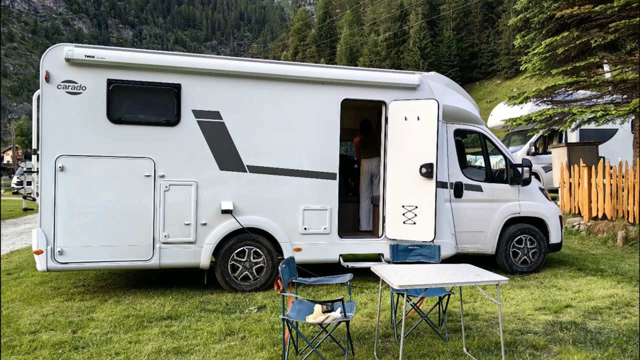 Camping HUBEN Austria, OTZTAL valley, Кемпинг в долине ЭЦТАЛЬ, ХУБЕН, Австрия, 13-14 июня 2025