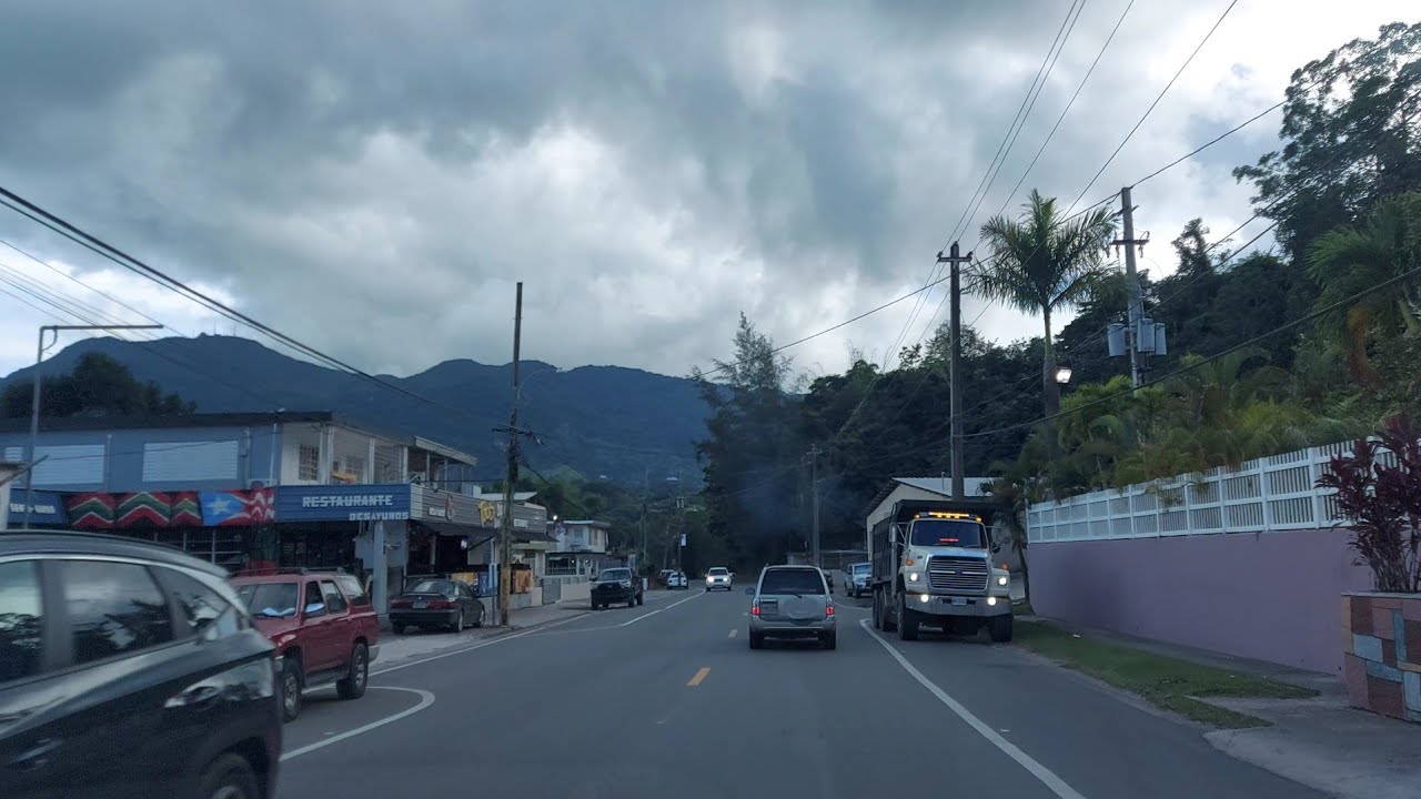 Centro de Jayuya hasta el Barrio La Pica en Jayuya, Puerto Rico