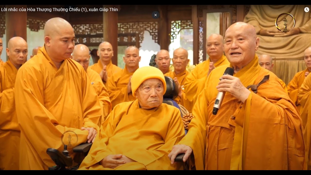 Lời nhắc  của Hòa Thượng Thường Chiếu (1), xuân Giáp Thìn