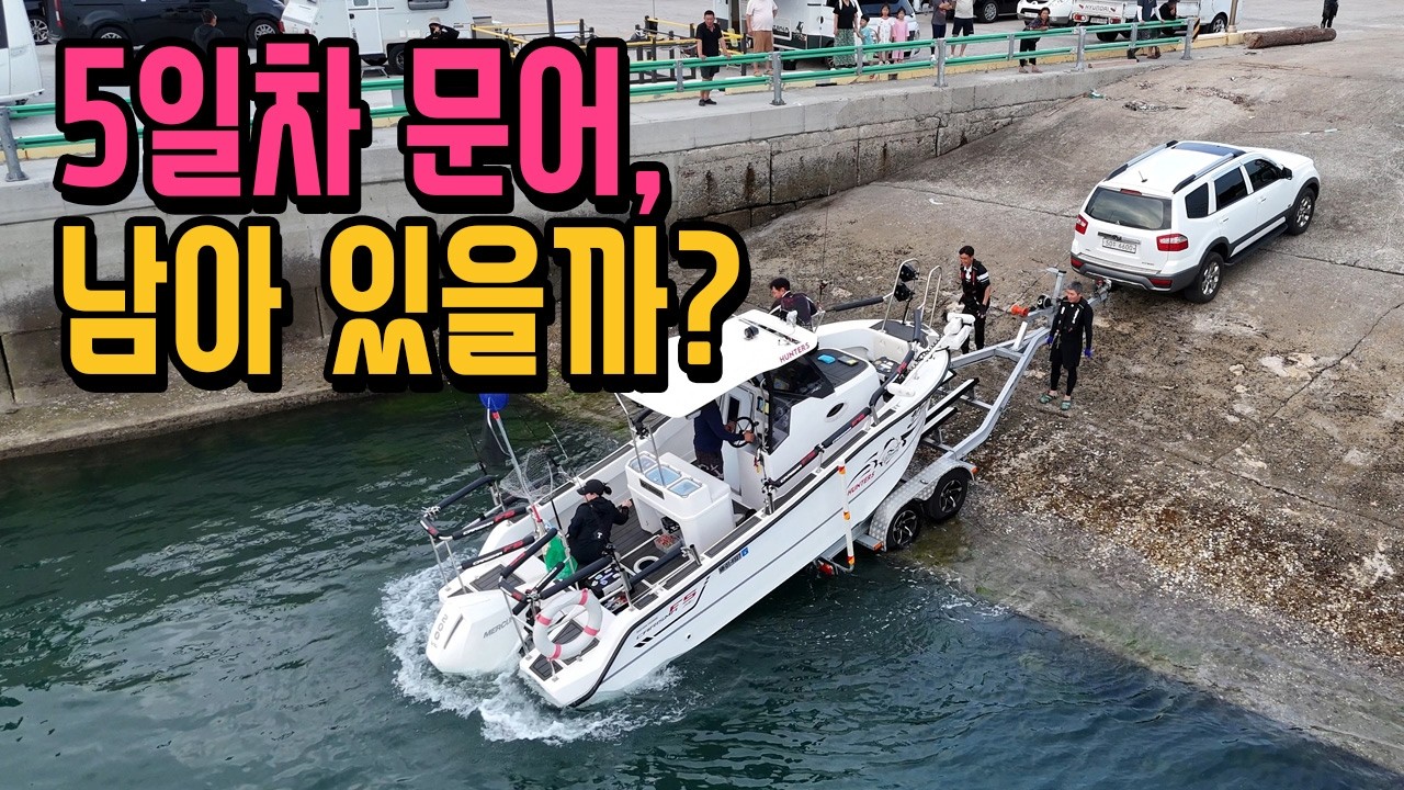 녹동항 문어 오픈 5일차, 진짜 갈만한가요? 직접 확인해봤습니다! 야간에 14시간동안 배위에서 즐기는 문어낚시~ 카리스마F5타고요~