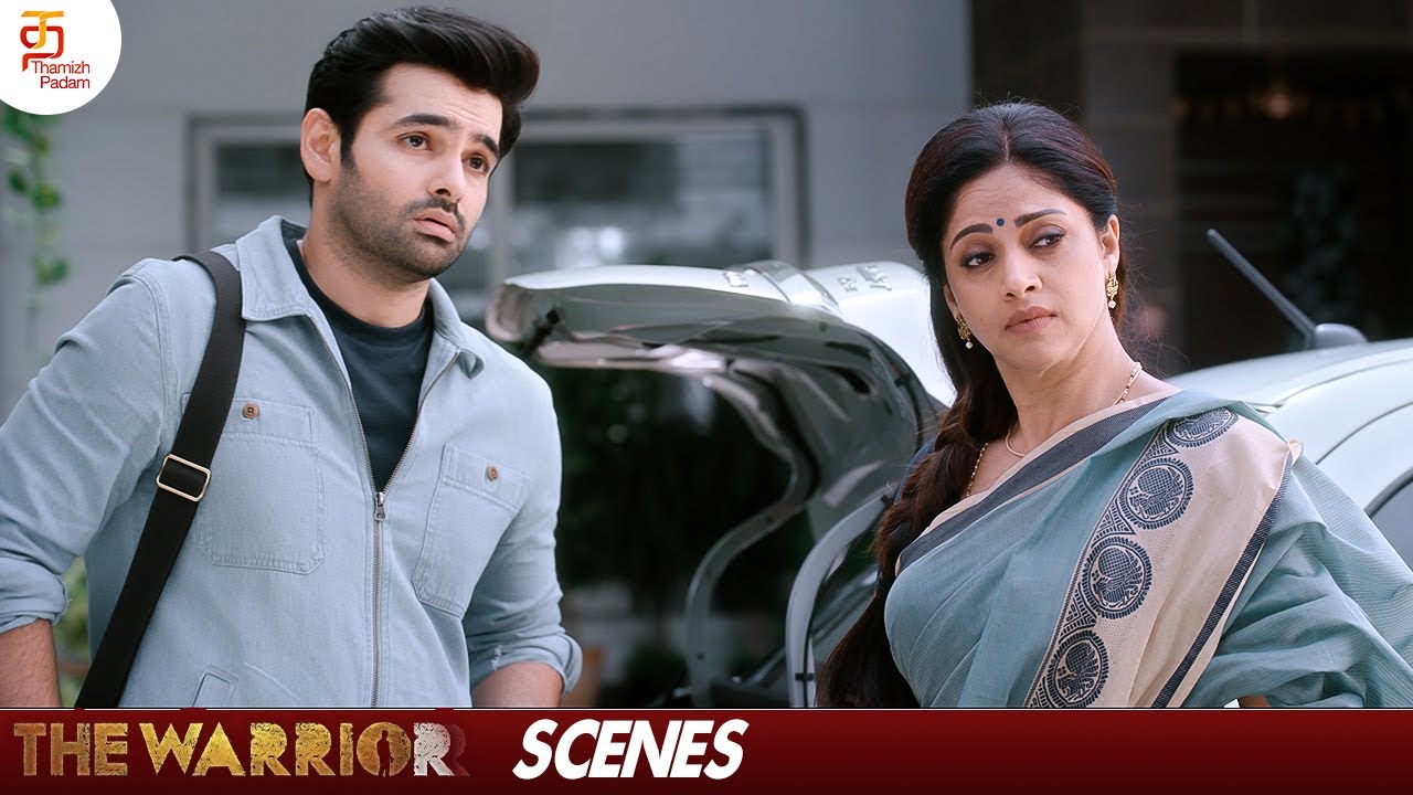 அதை இப்போ இங்க சொல்ல முடியாதே | The Warrior Movie Scenes | Ram Pothineni | Krithi Shetty