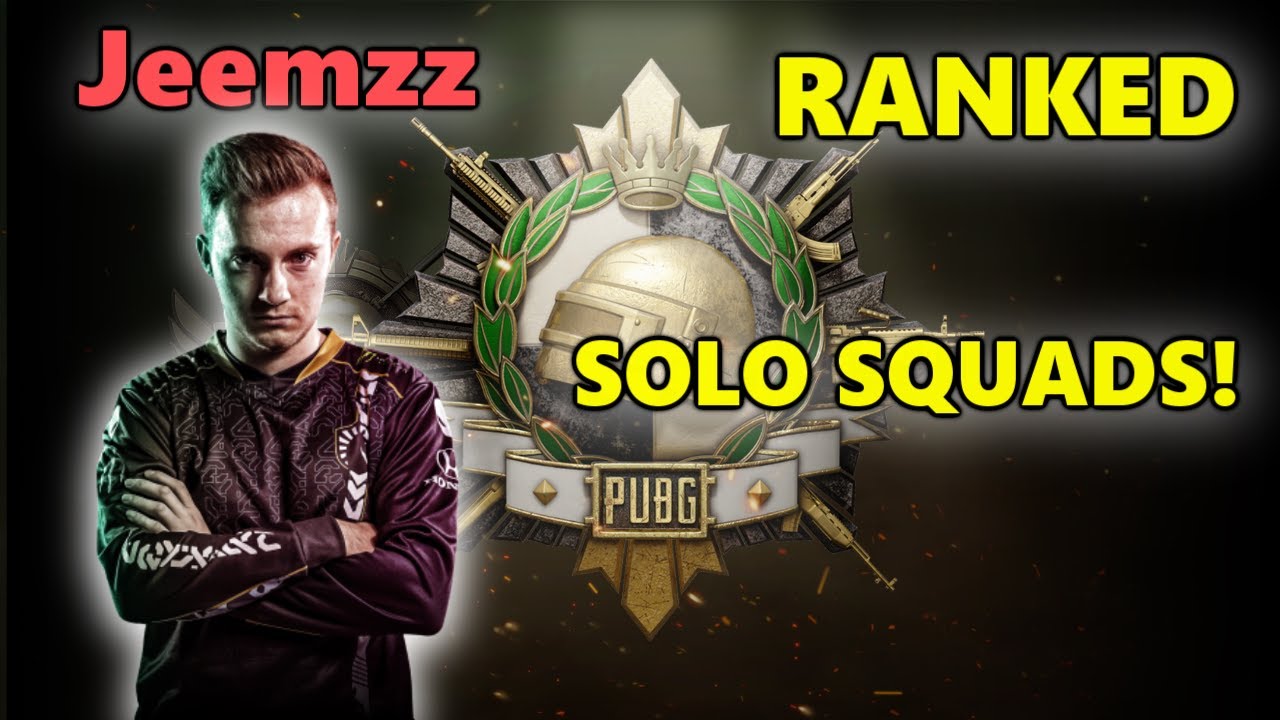 FaZe Jeemzz - SOLO SQUADS - PUBG RANKED