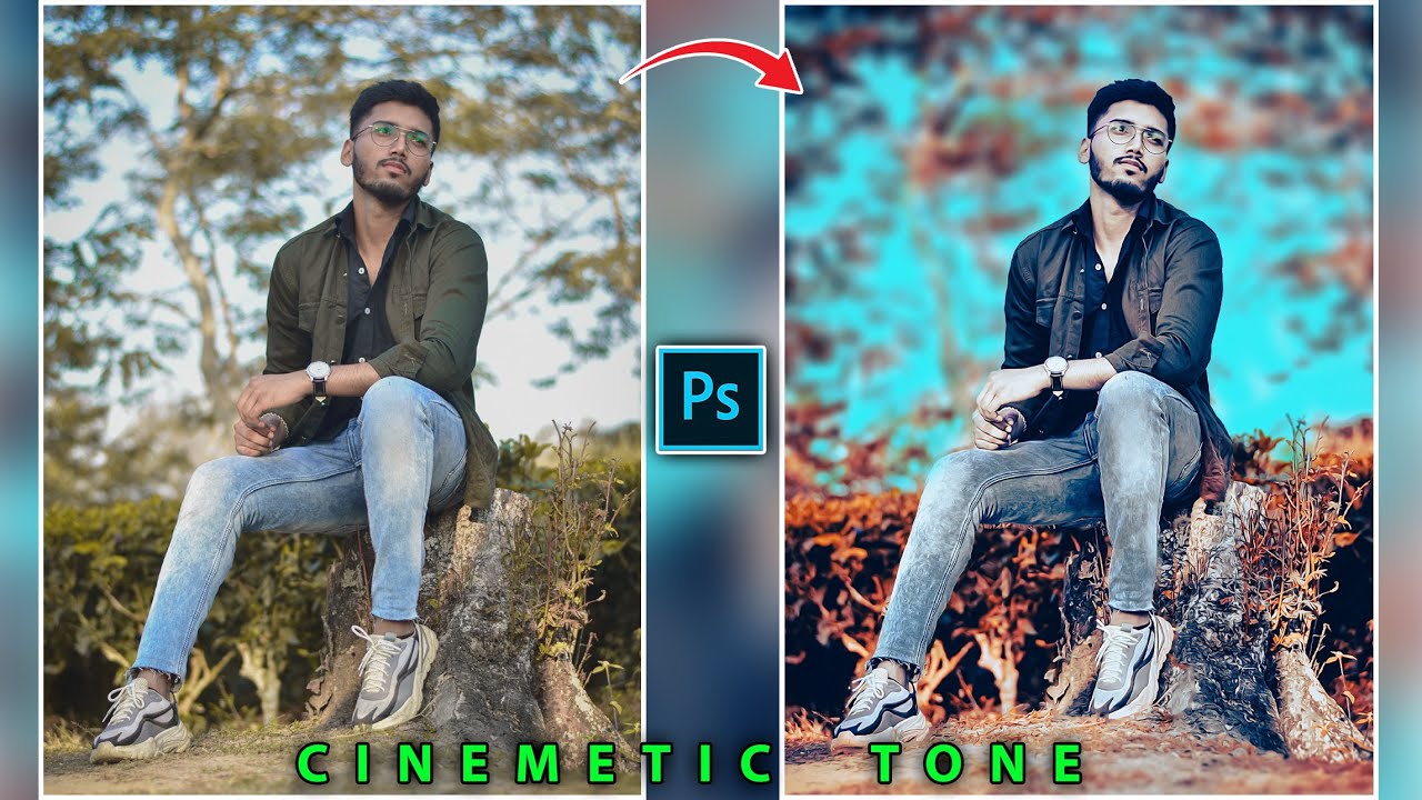 Cinemetic Tone Photo editing in Photoshop |  Photoshop Cinemetic Tone Preset