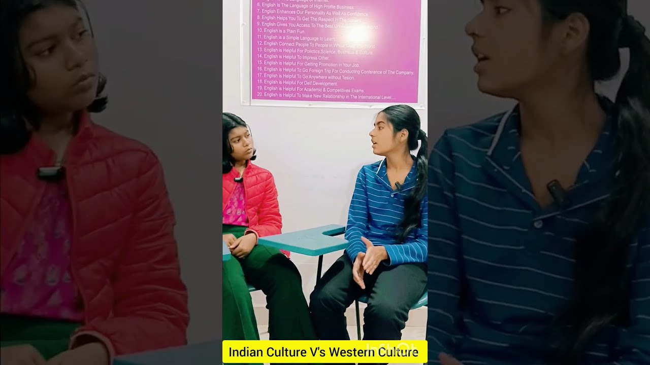 Debate in English || Indian Culture V's Western Culture. 