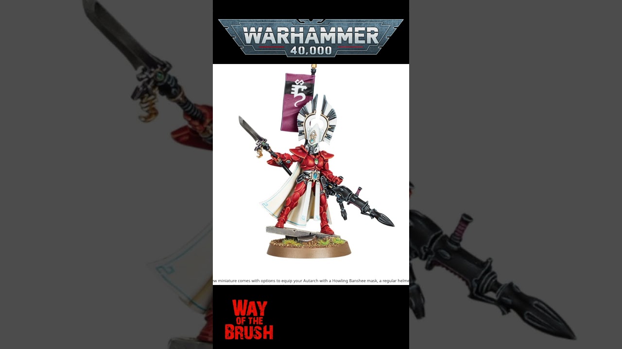 Reaction to Path of the Preview Aeldari New Autarch #shorts