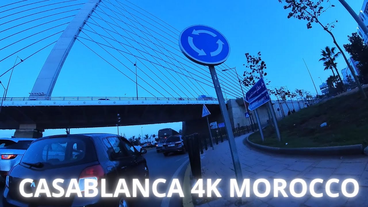 CASABLANCA 4K MOROCCO- sidi marouf - 4K 60FPS HDR