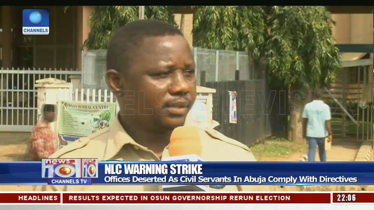Offices Deserted As Civil Servants Comply With NLC Strike Directive