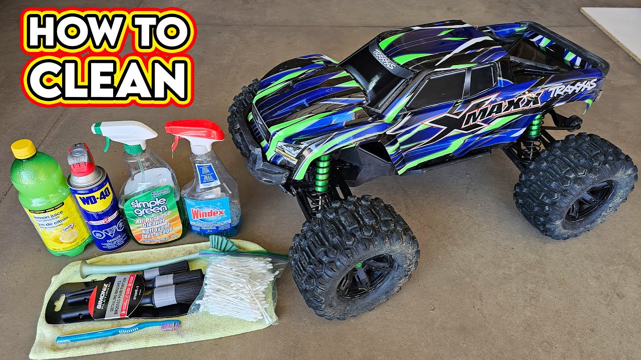 How to Clean an RC Car! Traxxas X-MAXX Maintenance!