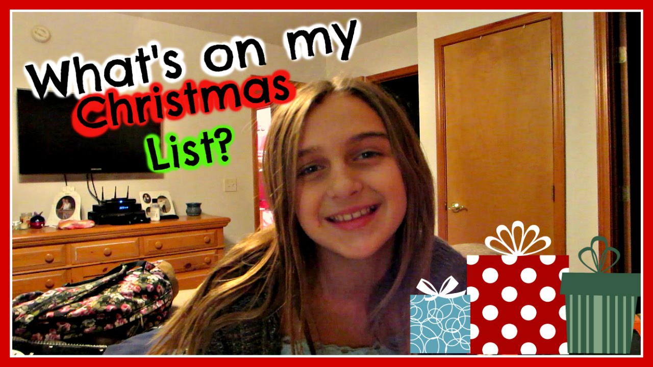 WHAT'S ON MY CHRISTMAS LIST