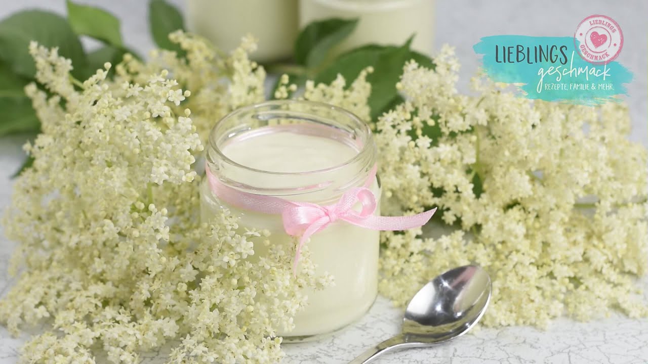 feines zartes Holunderblüten Mousse/von Lieblingsgeschmack