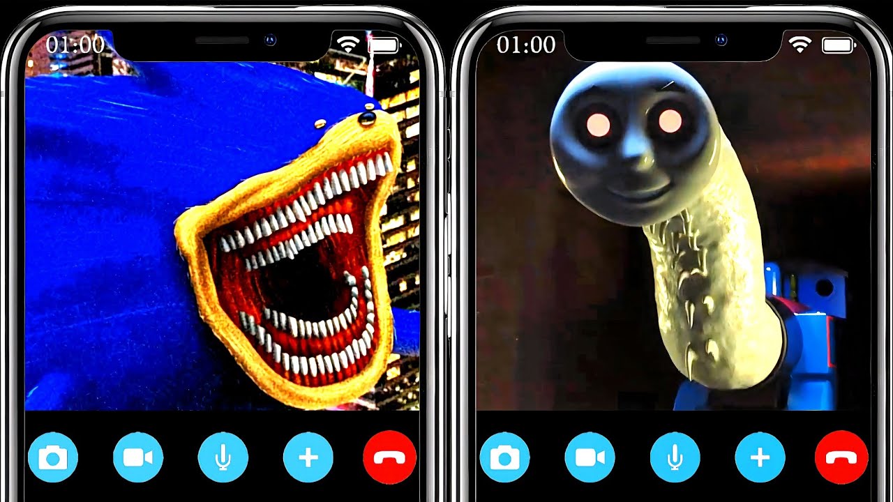 CHAOS - SHIN SONIC TAPES SCARES THOMAS EXE SCARY CALL!