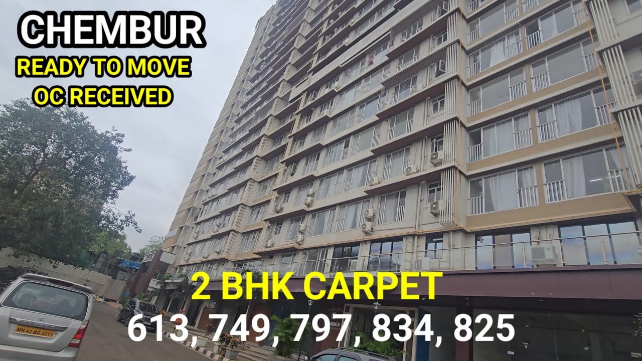 ☎️8591358297 ☎️9702611580☎️7400466949, Chembur ready to move 2BHK 613 TO 815 CARPET 