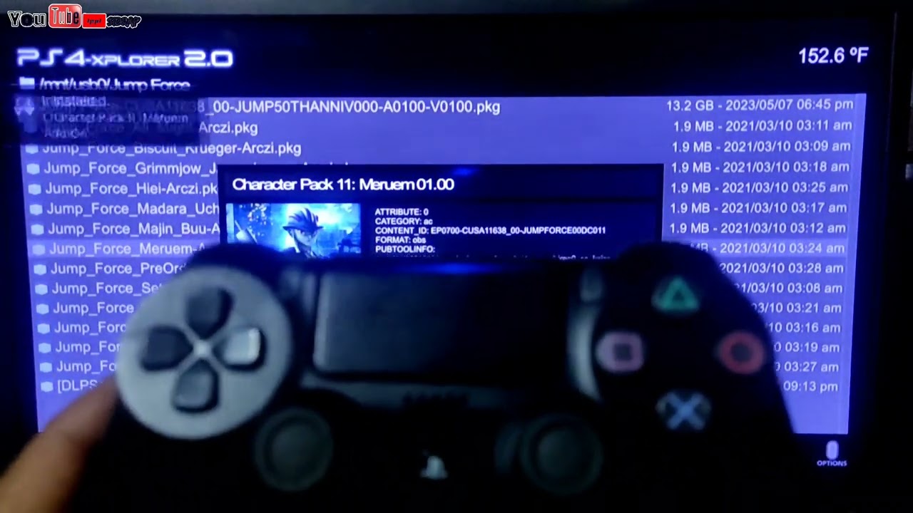 cara install game PS4 lewat Xplorer dengan cepat | #Jump_force.pkg
