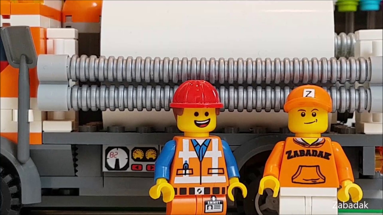 Lego Custom City scale  Sewer truck