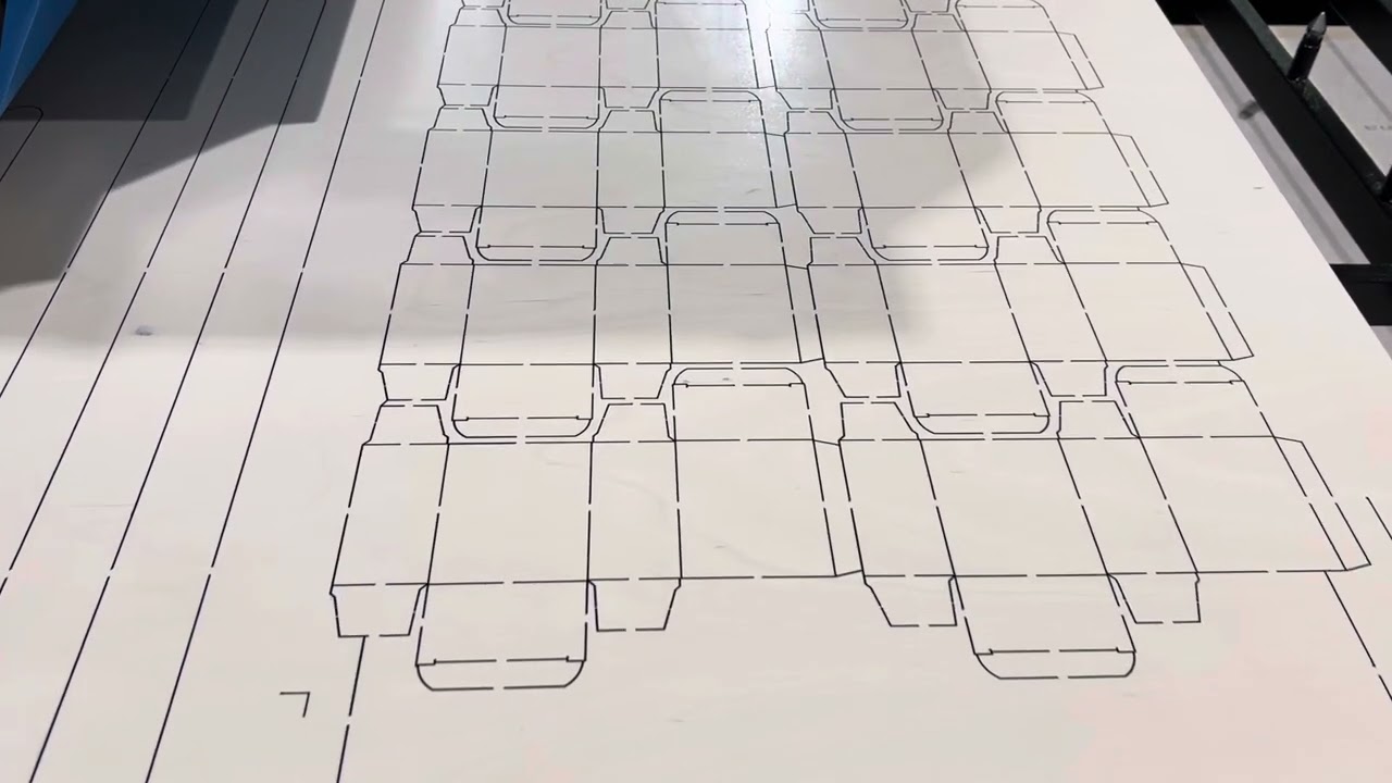 600W laser die cutting machine working demo application method for medical boxes die making