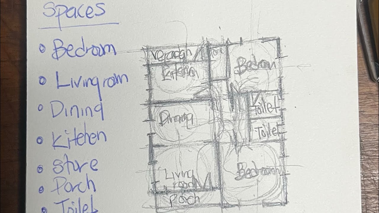 2 bedroom flat sketch idea 