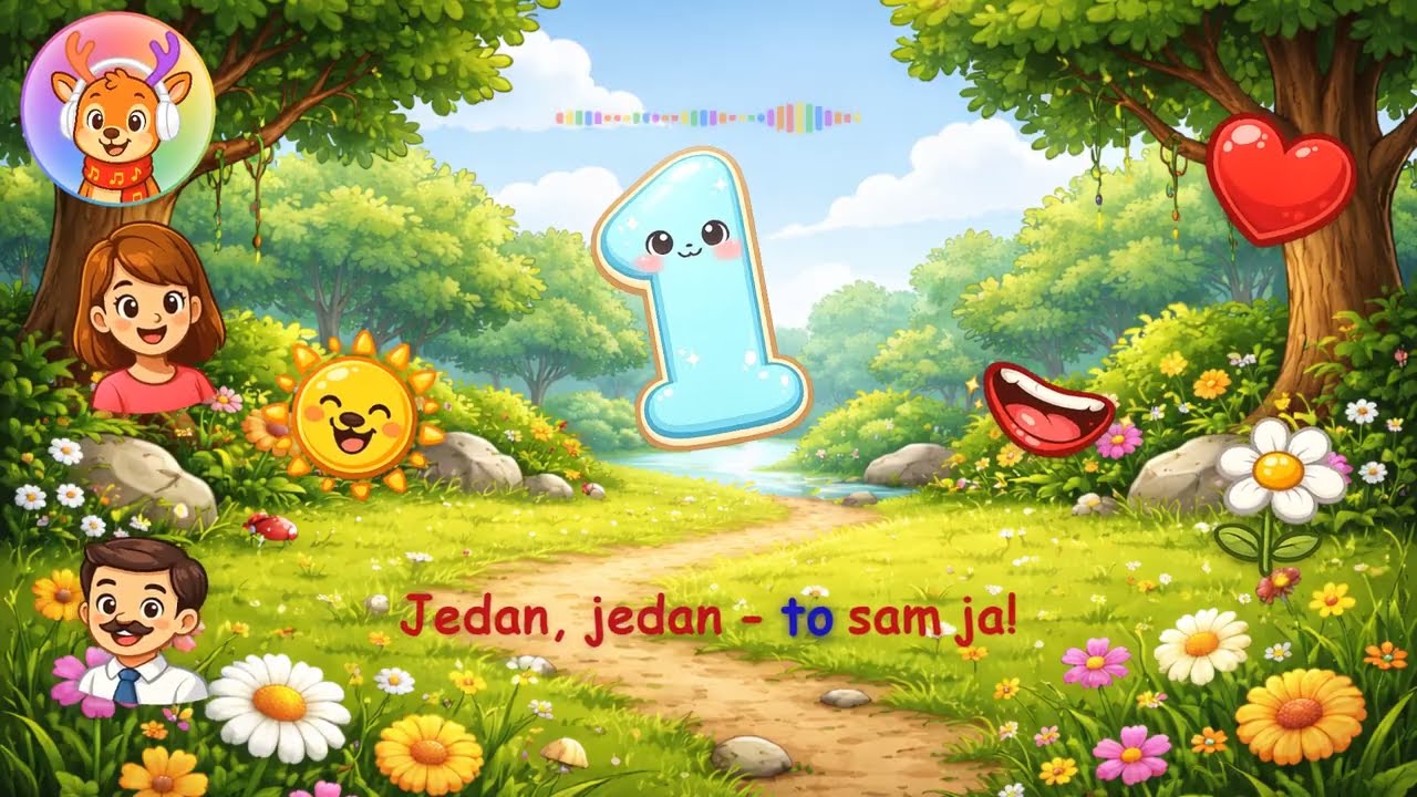 Samojko jelen | Jedan, jedan | Dečije pesmice #decijamuzika #decijepesmice #decijikanal