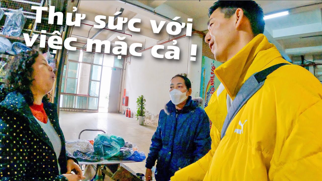 Mua đồ dùng hằng ngày tại chợ Việt nam !  Cảm xúc sau 1 tuần đầu tiên sống ở Việt Nam