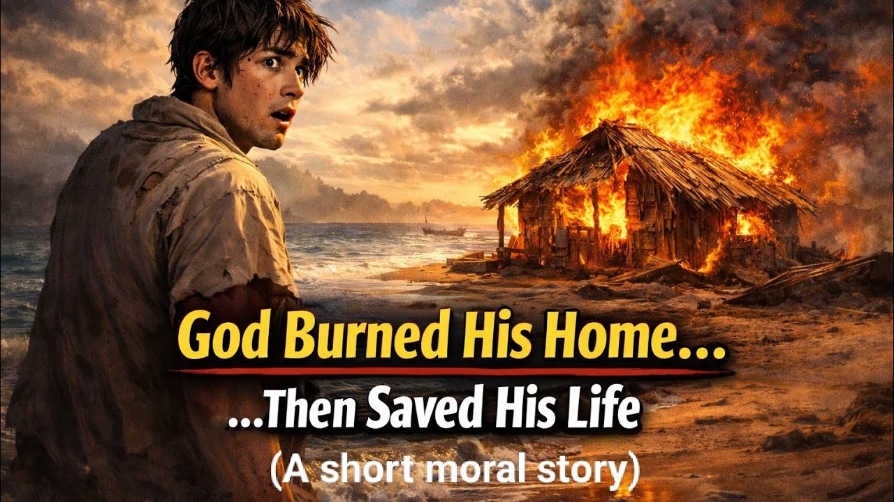 “He Prayed for Help… Then God Burned His Only Home” | A short life changing story. 