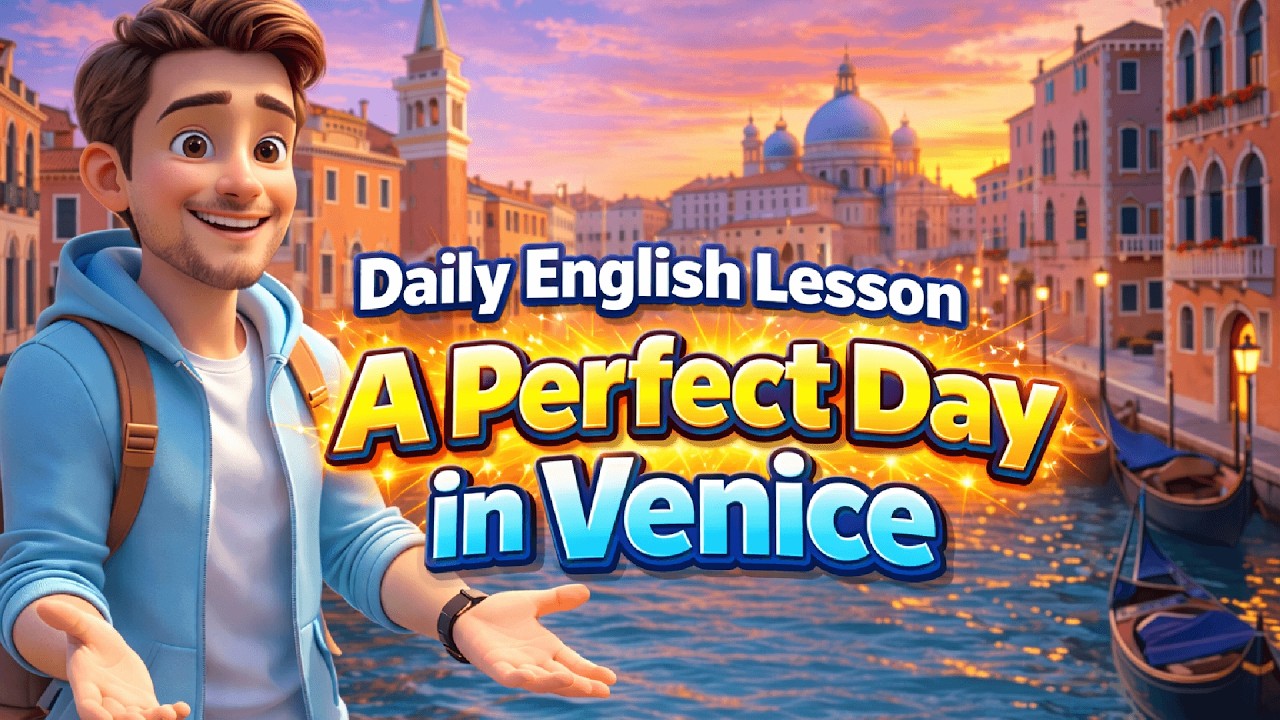 A Perfect Day in Venice | Easy English Story for Beginners