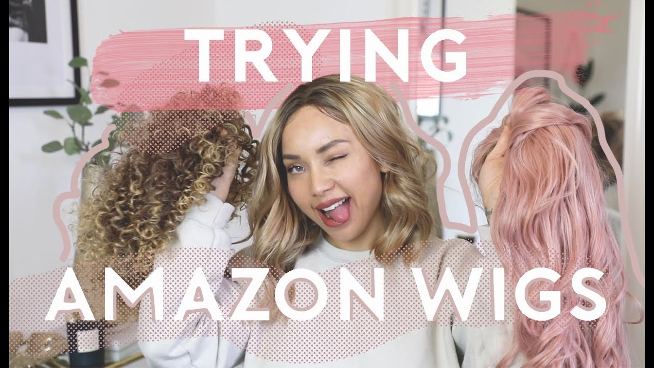 TRYING WIGS I BOUGHT FROM AMAZON?! 😂