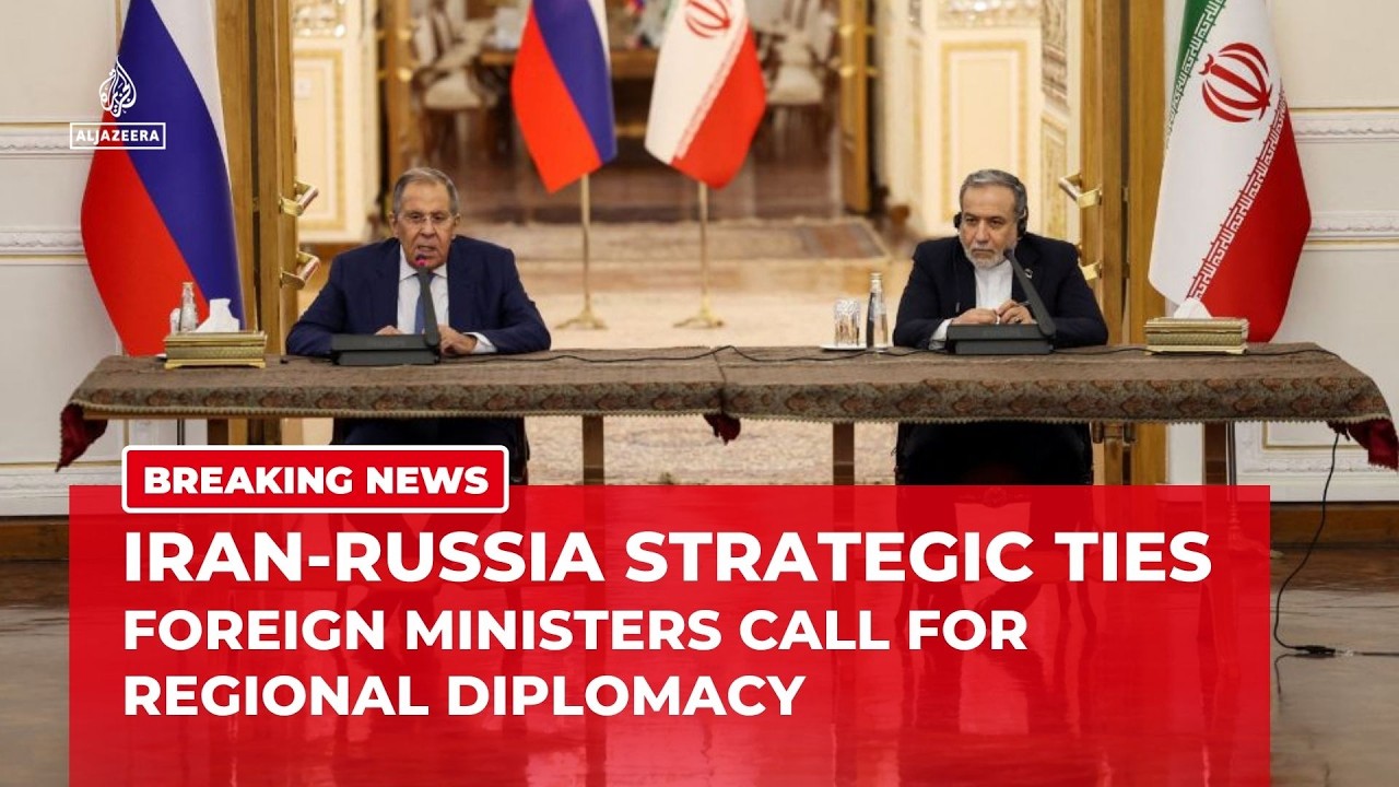 Iran and Russia FMs condemn US-Israeli attacks, call for regional diplomacy