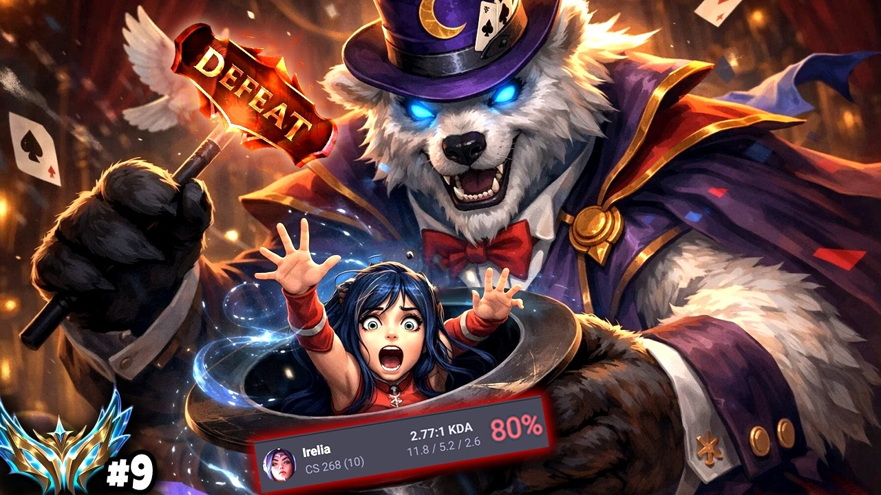 80% Win Ratio Irelia DELETED LEAGUE FOR SEASON 16 AFTER THIS 💀 Road to Challenger #09 | s16 Gameplay