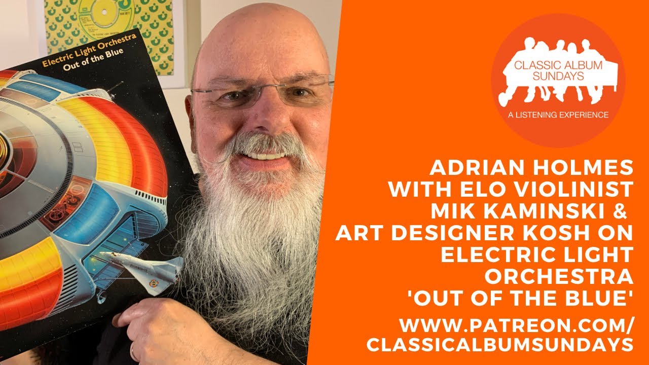 Electric Light Orchestra 'Out of the Blue' with Adrian Holmes & ELO violinist Mik Kaminski & Kosh