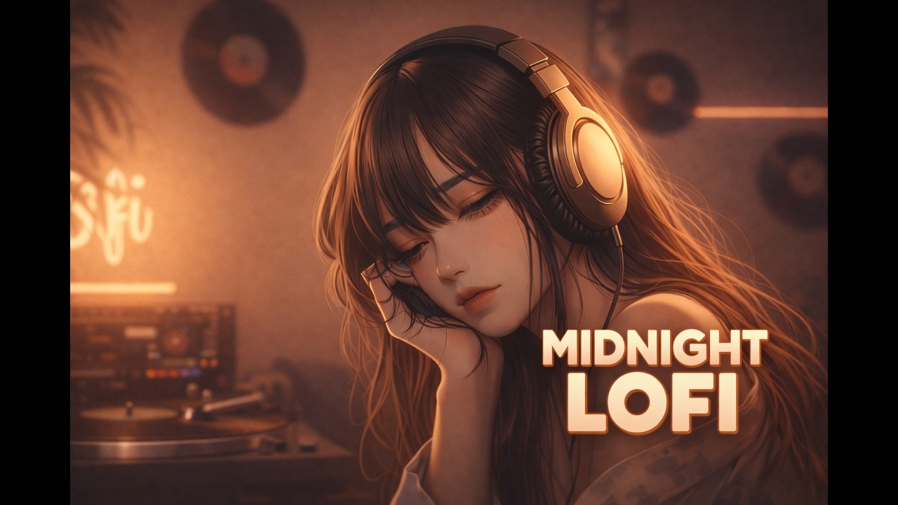 Luna Library Vol. 24 – Neon Night Lofi HipHop & R&B | Deep Focus Cafe Music
