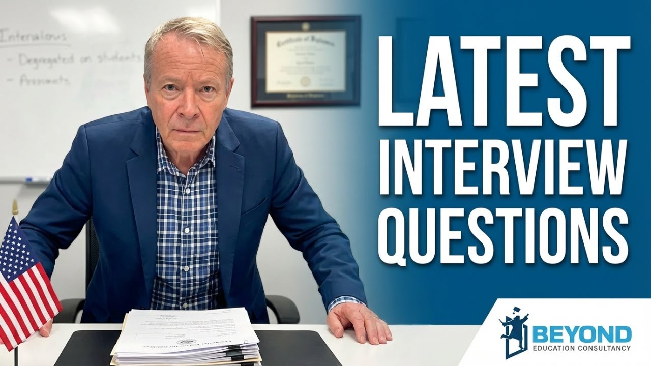 U.S. visa interview with recent questions