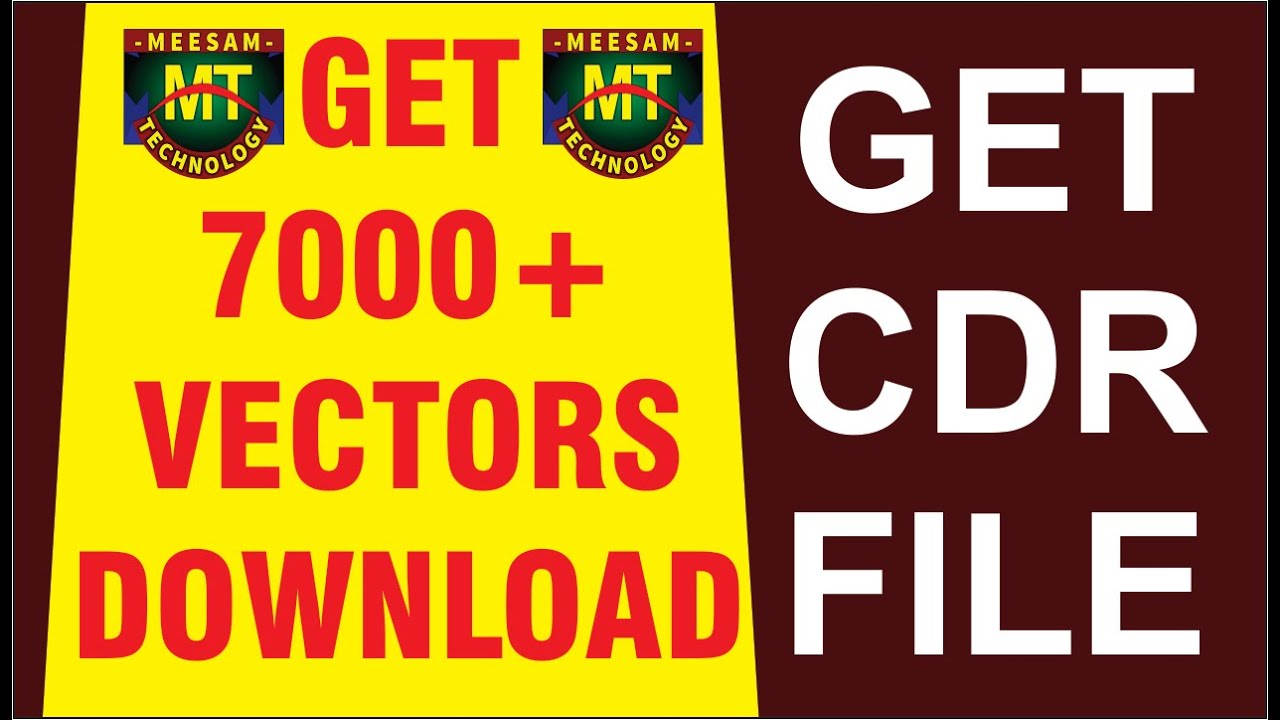 Get 7000+ Editable Vector Free Download || Meesam Technology || Corel Draw || Vectors