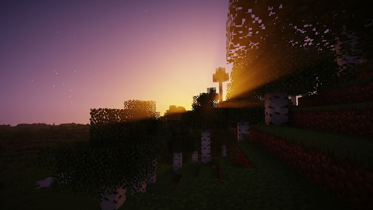 Minecraft Sunset With C418 Living Mice [ Relax and Nostalgia ]