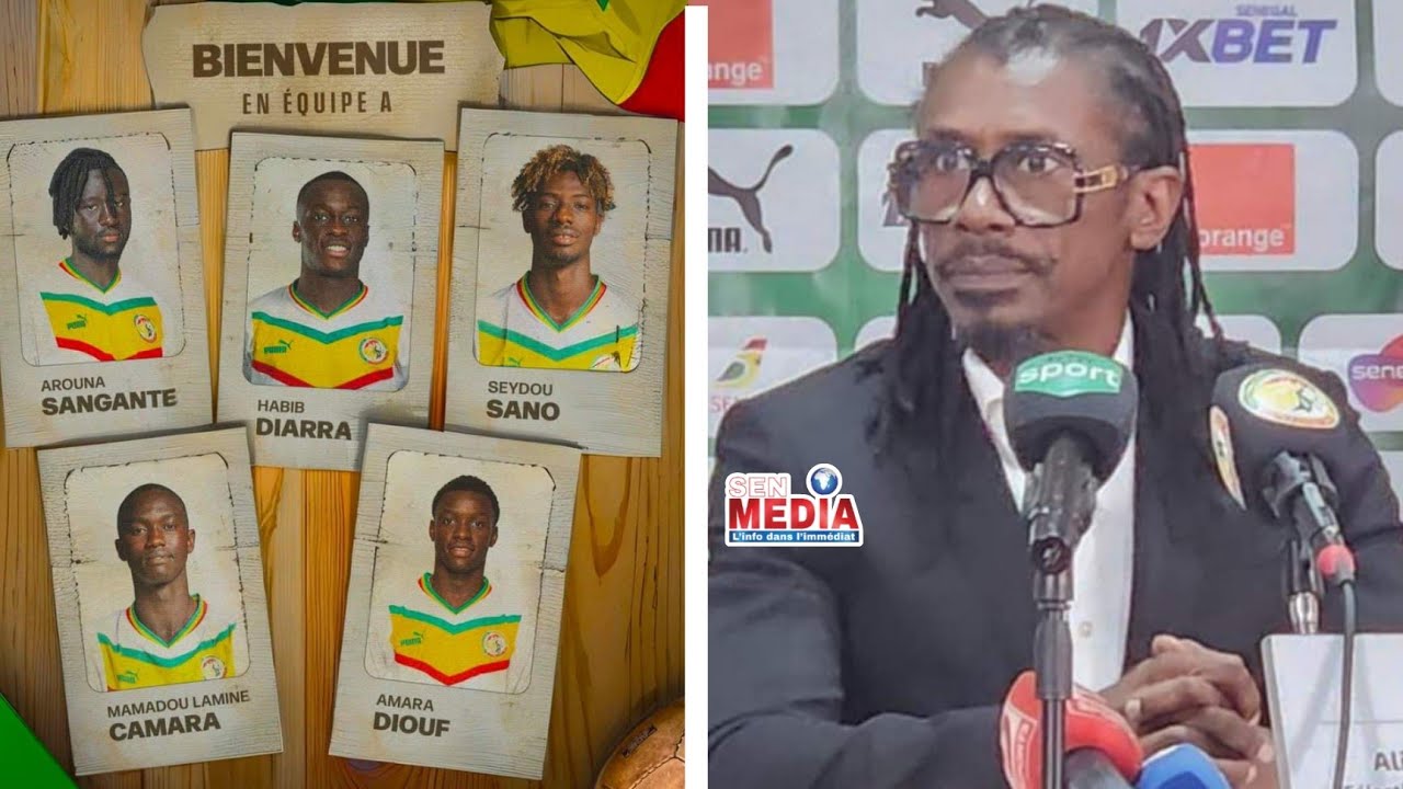 🚨Aliou Cissé publie une liste de 31 joueurs dont Amara Diouf, Habib Diarra, Seydou Sano, A Sanganté